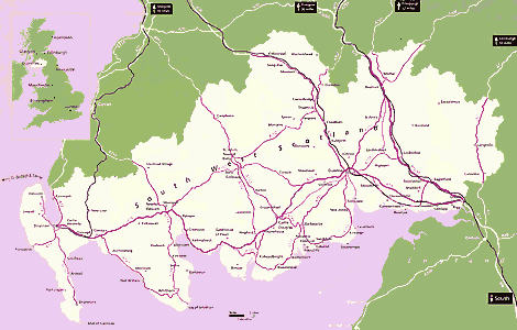 Dumfries and Galloway Map